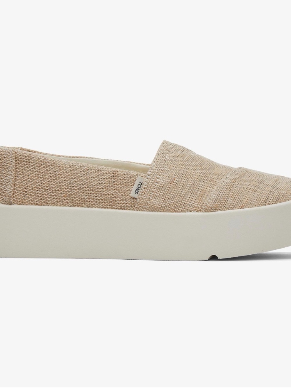Toms Verona Slip On Natural Undyed Heritage New in box size 6.5 medium NWT - Picture 14 of 14